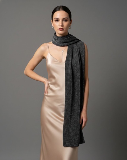 [S1125N] CHAL NEGRO BRILLANTE FIESTA