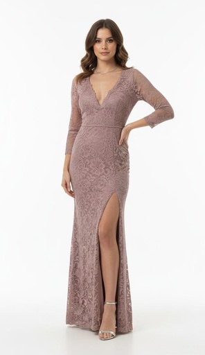 MANIJU VESTIDO LARGO MUJER MORADO LILA M27691