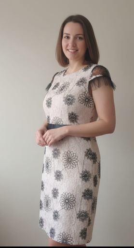 [D15225BYO] MISTYC VESTIDO MUJER BLANCO-NEGRO