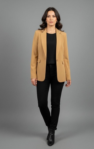 ZAC&RACHEL BLAZER KAKHI NJ816GAX8K