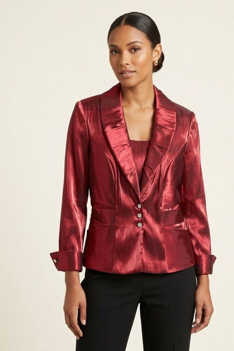 BLUSA ROJO BRILLANTE M42427