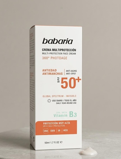 [8410412490191] BABARIA CREMA PROTECCION 50 ANTIEDAD S/C