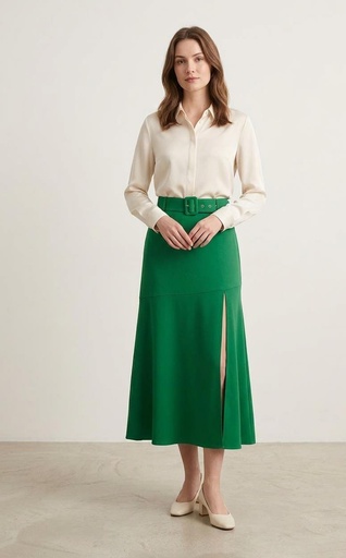 FEEL IN FALDA VERDE MUJER