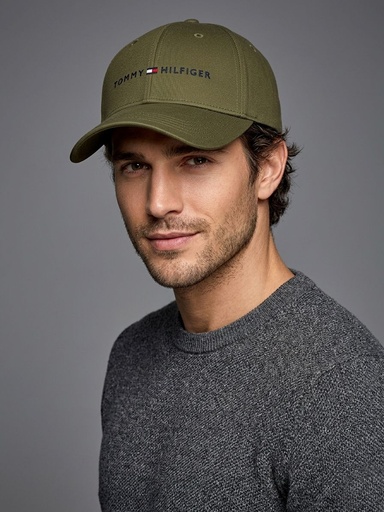 [198296259810] TOMMY GORRA VERDE OLIVO