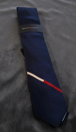 [029407641883] TOMMY CORBATA HOMBRE AZUL MARINO-