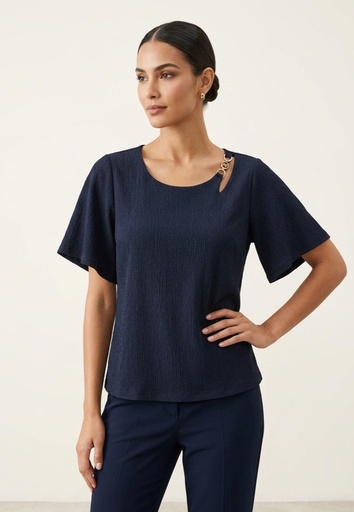 [199125228168] MICHAEL KORS BLUSA AZUL MARINO MUJER