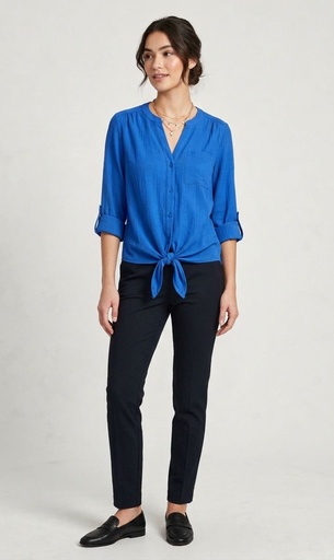 ZAC&RACHEL BLUSA AZUL ELECTRICO ST81JQXB16AE