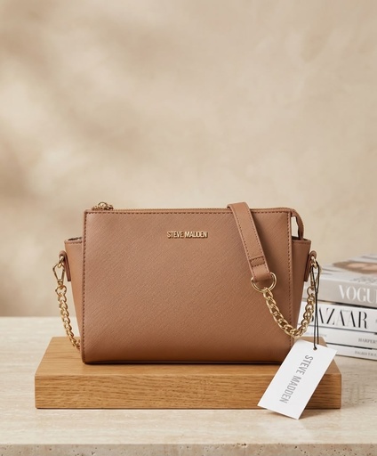 [198190950264] STEVE MADDEN CARTERA CAMEL PEQUE.