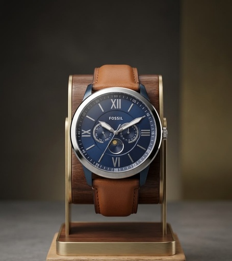 [807320024606] FOSSIL RELOJ HOMBRE AZUL-CAFE O. BQM7132