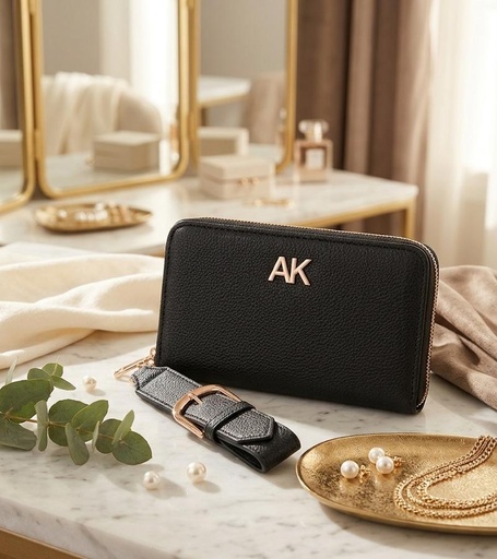 [192815133728] ANNE KLEIN MONEDERO NEGRO PEQUE