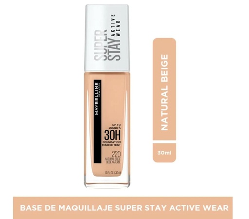 [041554541458] MAYBELLINE BASE 220 NATURAL BEIGE